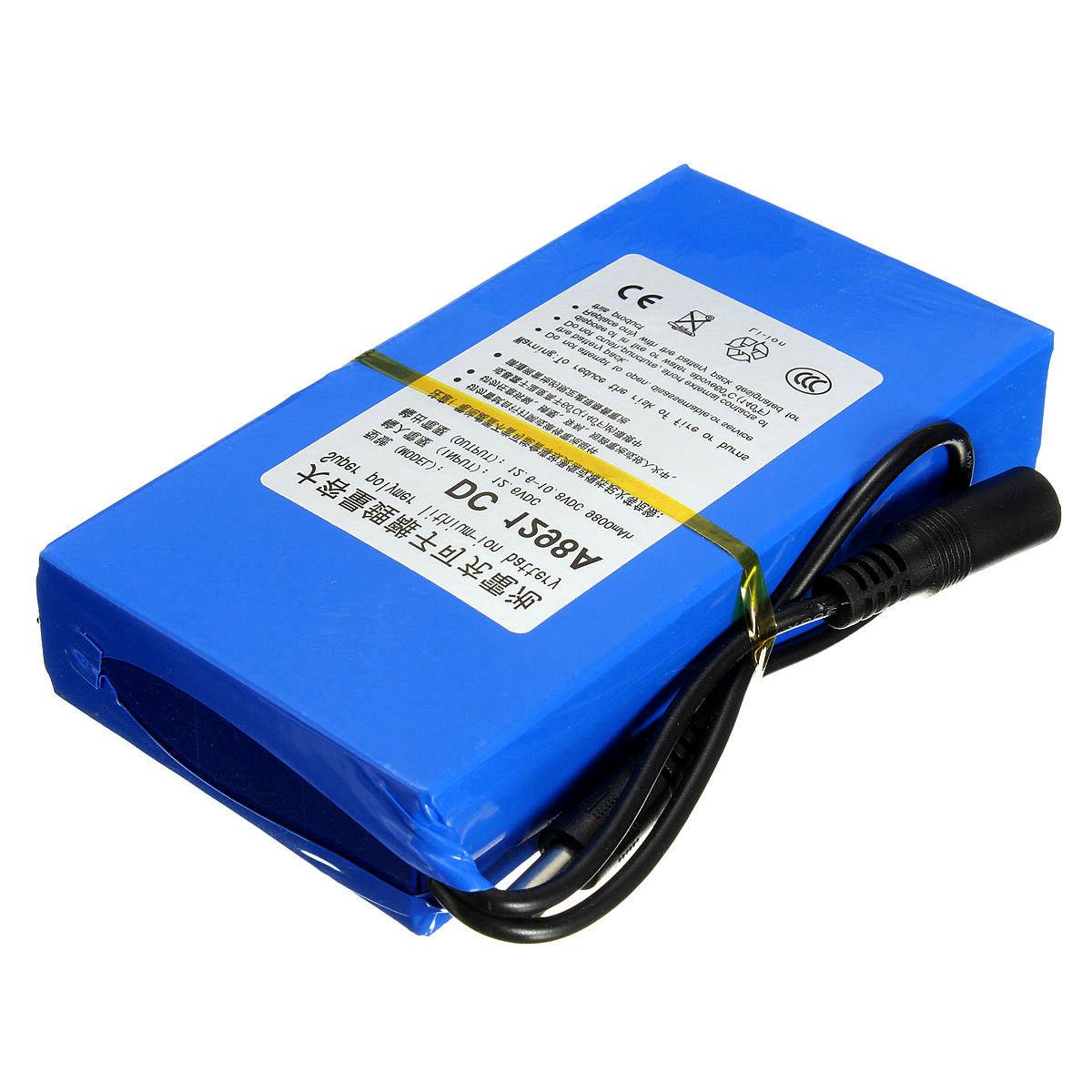 DC 12V 9800mAh Super Rechargeable Portable Li-ion Battery