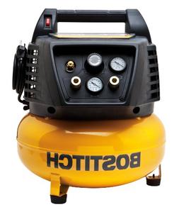 BOSTITCH BTFP02011 6-Gallon Oil-Free Pancake Compressor