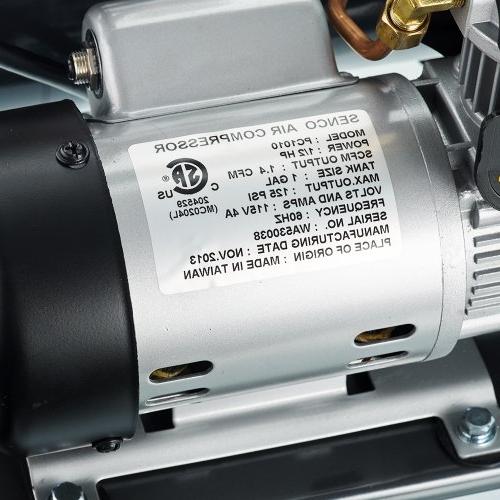 Senco PC1010 1 Peak 1 2 hp running 1 Gallon Compressor