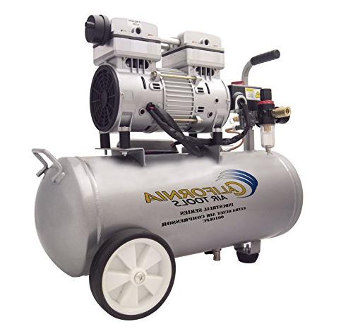 California Air 1.0 Ultra Quiet and Oil-Free Compressor, 6.0-Gallon