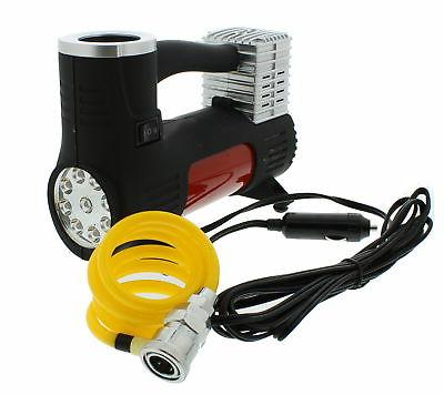 ABN Portable Air Compressor, Lighter Plug Adapter & Workligh